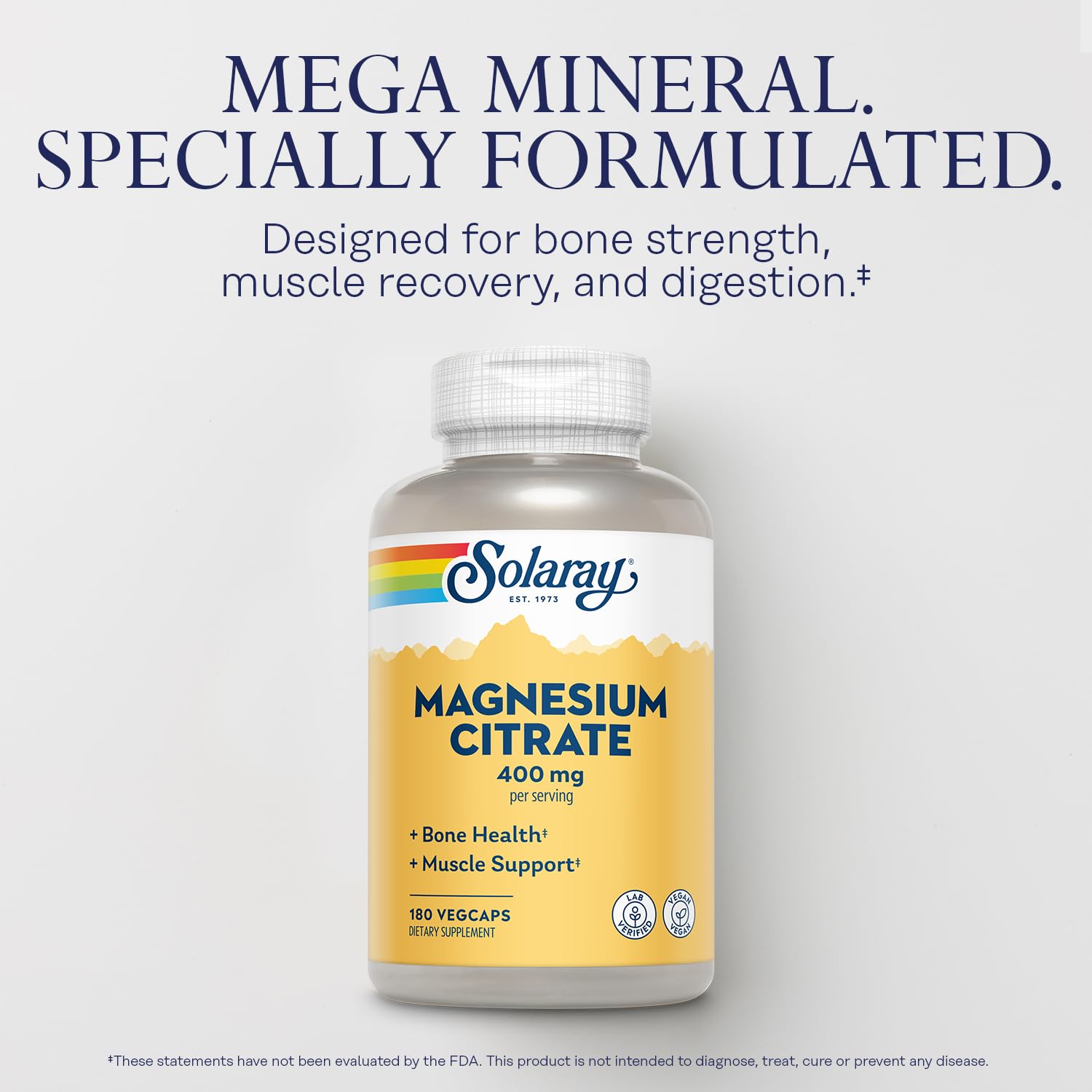 Illustration of magnesium citrate supporting bone health