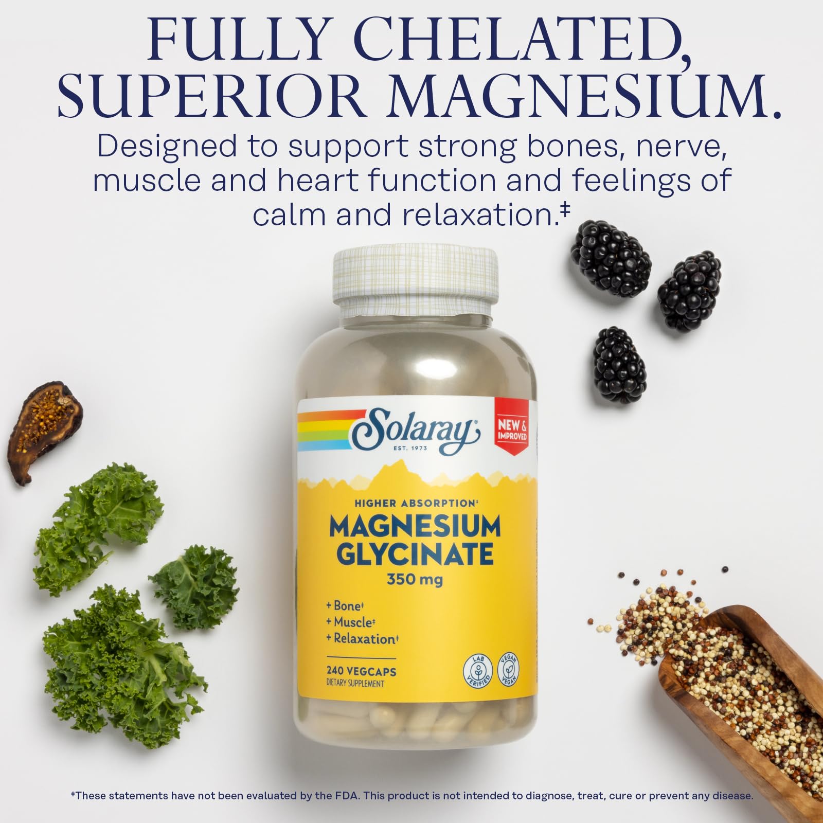 Graphic highlighting BioPerine in the Magnesium Glycinate formula