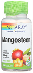 SOLARAY Mangosteen 475mg bottle label