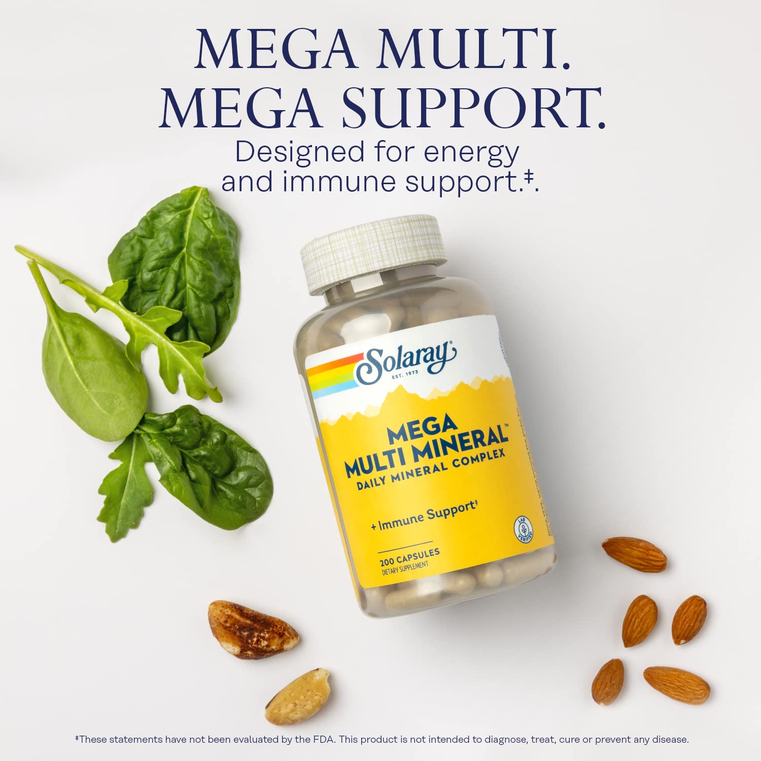 Ingredients and mineral list for the Solaray supplement