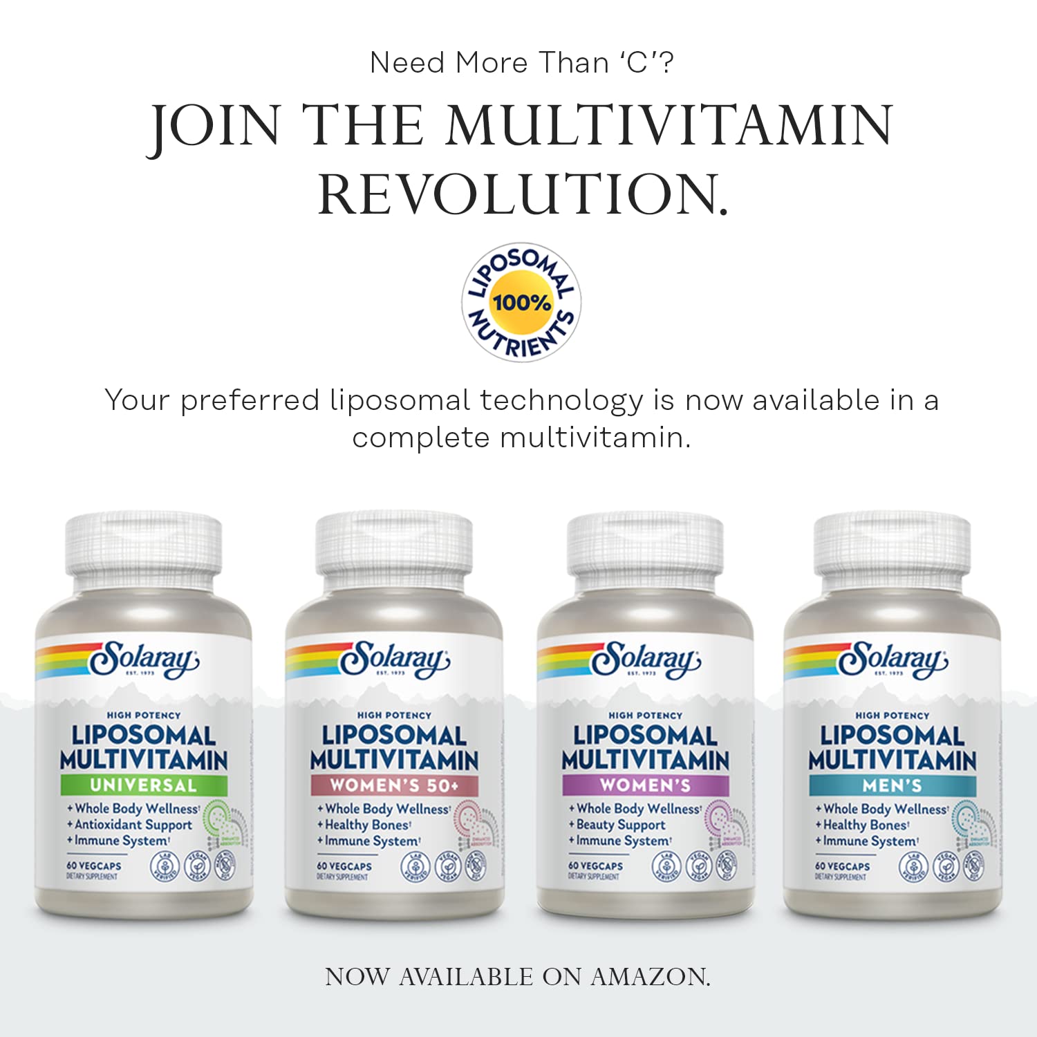 SOLARAY Vitamin B-Stress 240 CT bottle with vegan label