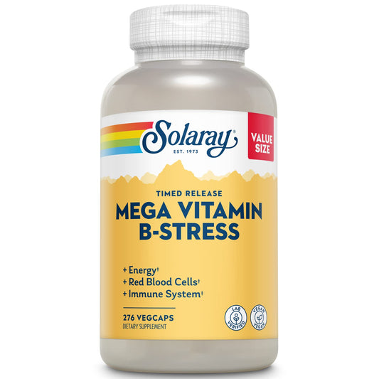 SOLARAY Mega Vitamin B-Stress bottle