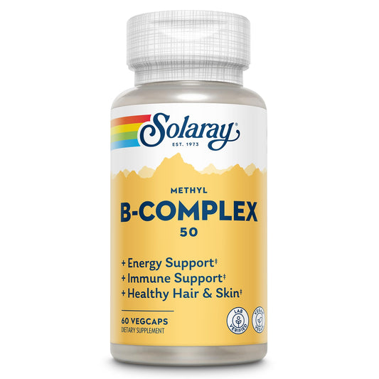 Solaray Methyl B Complex 50mg bottle – front view