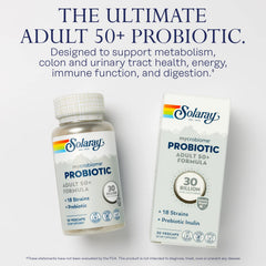 Graphic showing 18 probiotic strains and 30B CFU