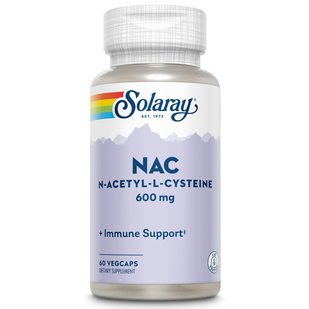 SOLARAY NAC 600 mg bottle