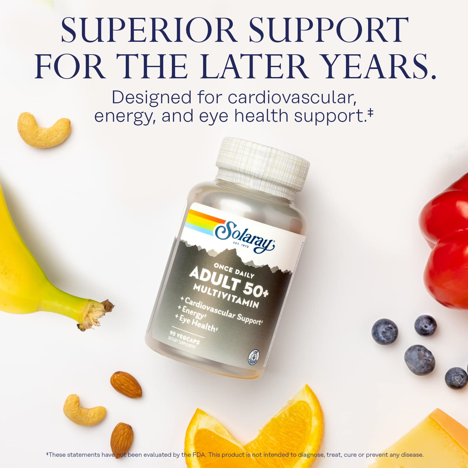 Multivitamin supporting bones, heart, brain and immune health