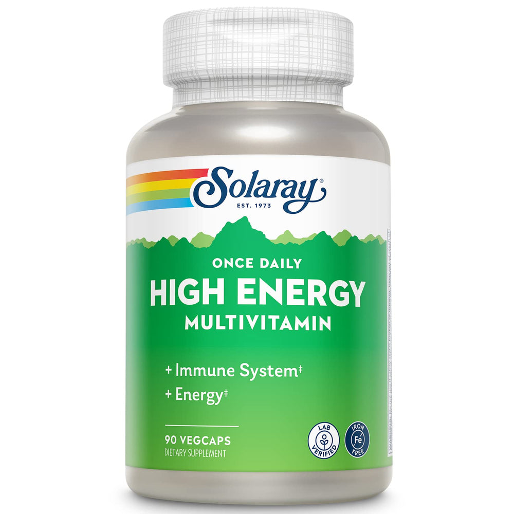 SOLARAY Once Daily High Energy Multivitamin bottle front view