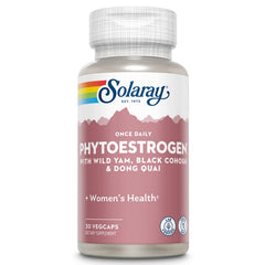 SOLARAY Once Daily Phytoestrogen bottle with 30 servings
