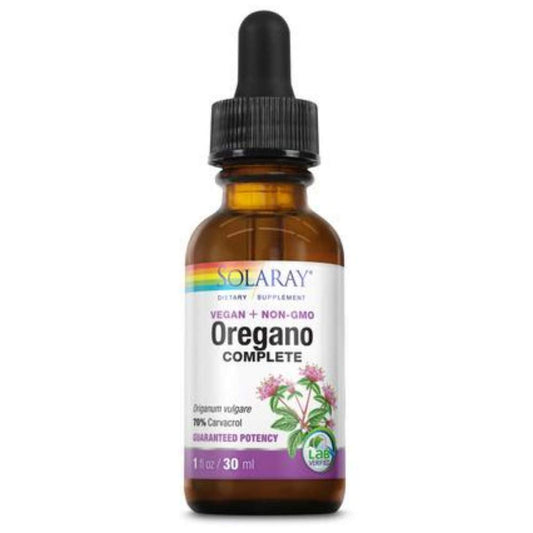 Solaray Oregano Leaf Extract Drops - Unflavored, 68mg per vial, 1oz