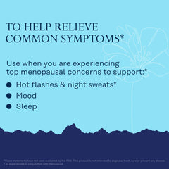 Vegan hormone-free Postmenopause formula packaging