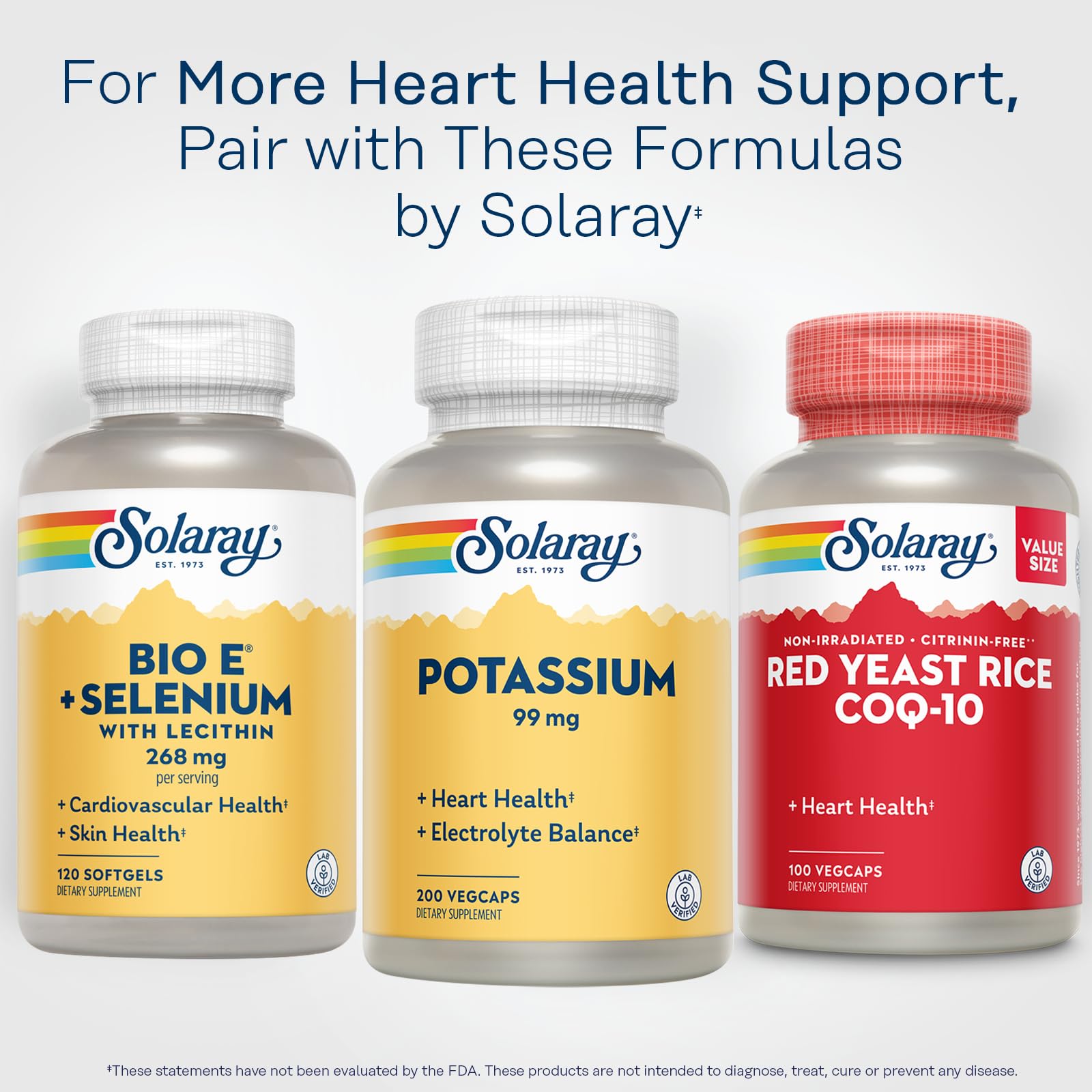 Lifestyle image of Solaray Potassium bottle with 200 VegCaps