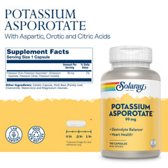 Capsules of the Solaray potassium supplement