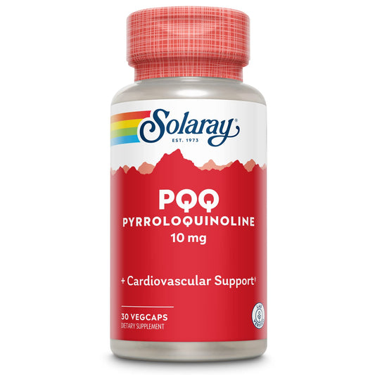 SOLARAY PQQ 10 mg bottle front view