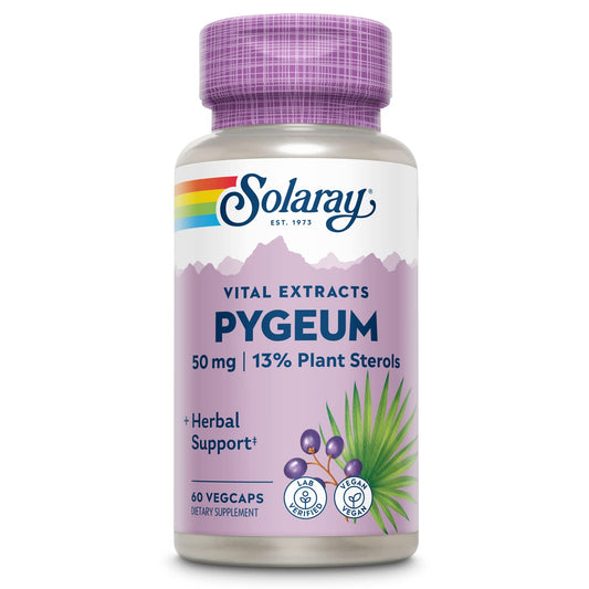SOLARAY Pygeum Bark Extract 50mg bottle