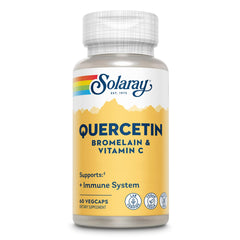 Solaray Quercetin with Bromelain and Vitamin C immune support bottle hero image