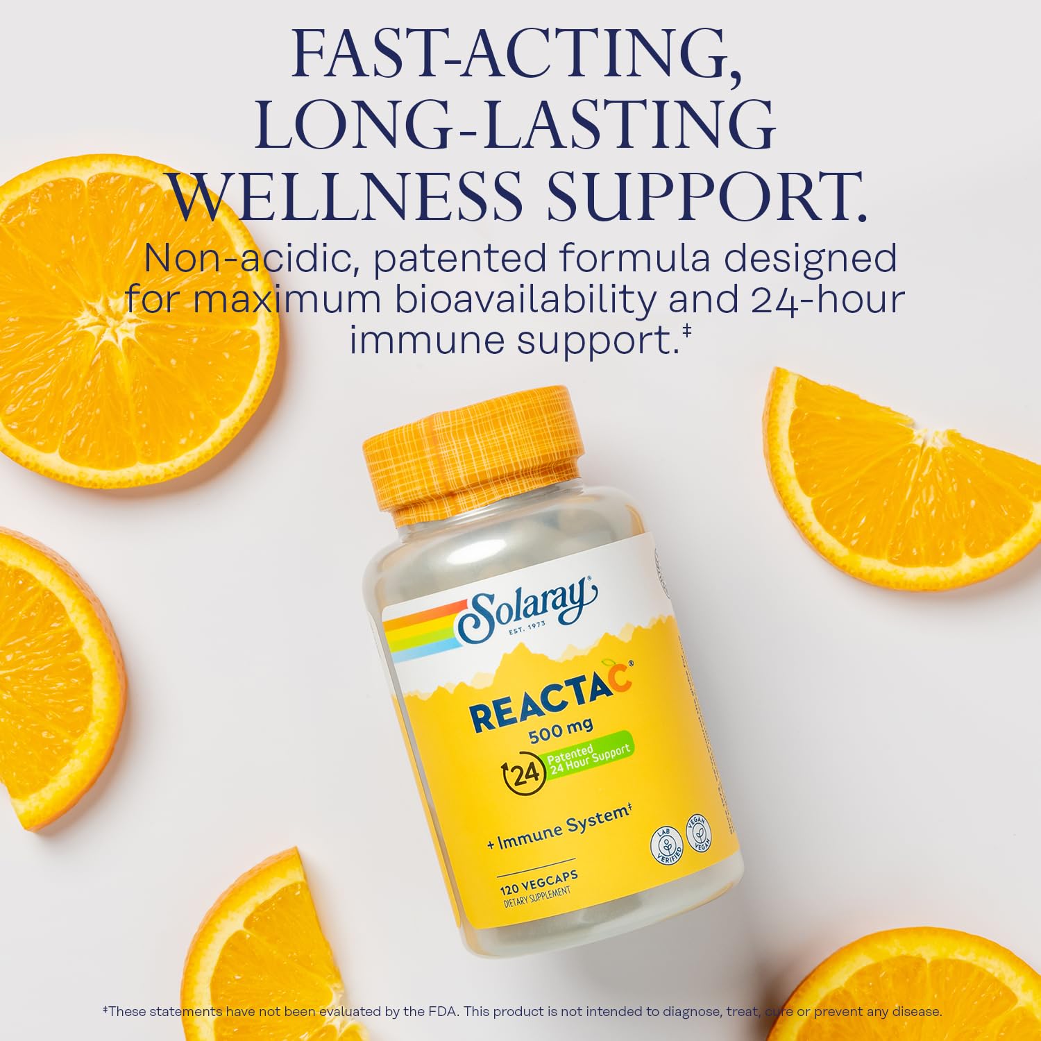 24-hour non-acidic Reacta-C vitamin C formula