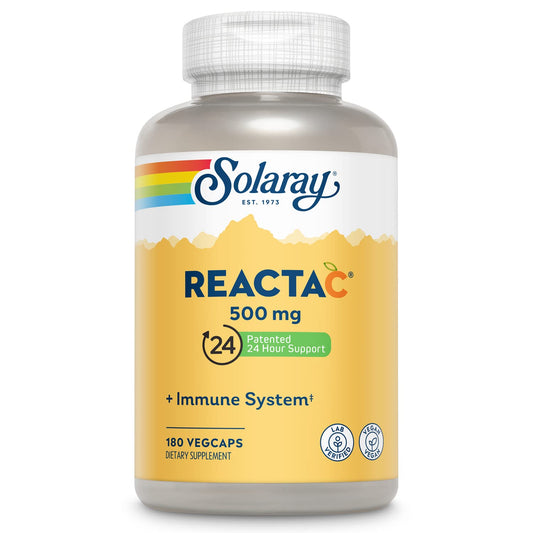 Solaray Reacta-C bottle with label