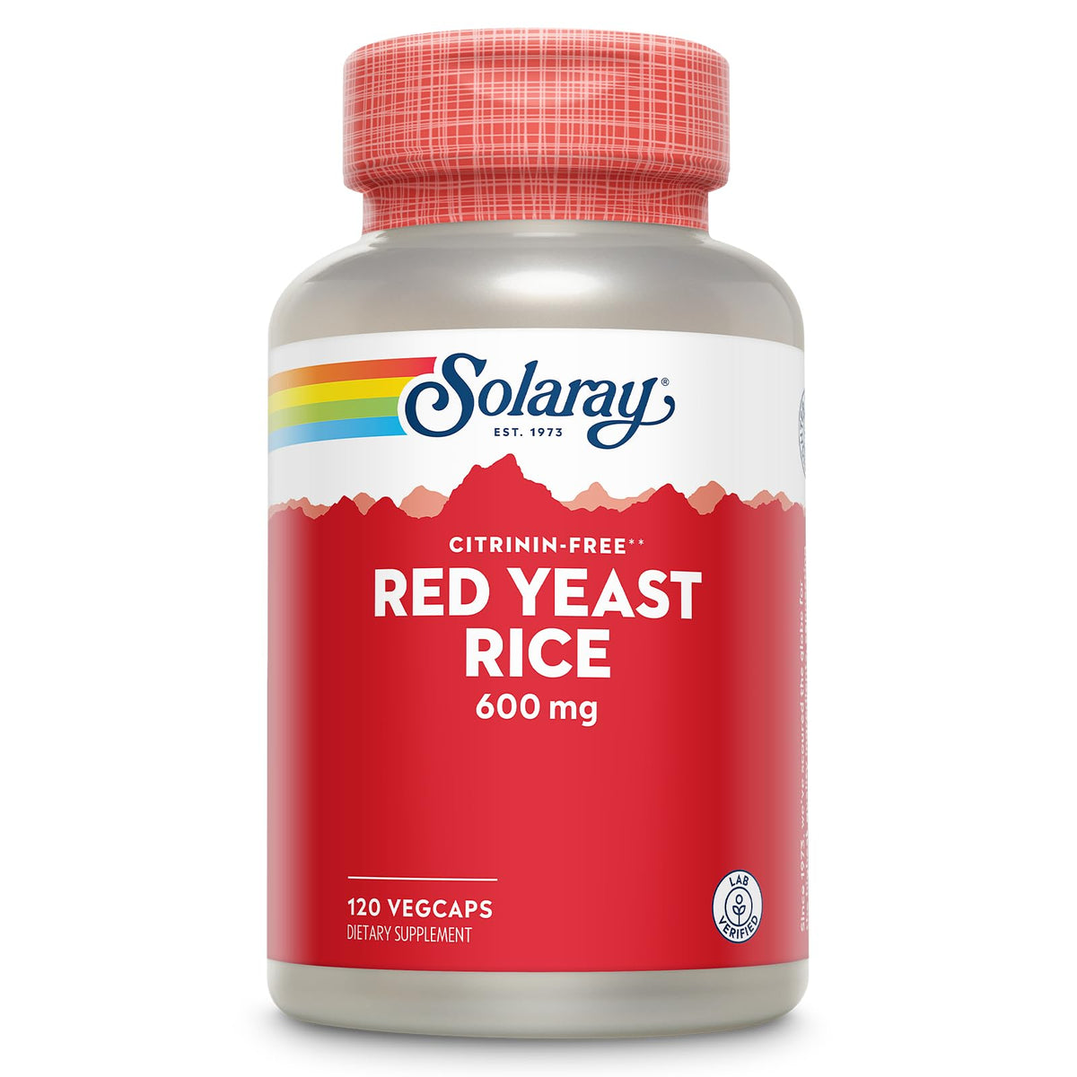 SOLARAY Red Yeast Rice 600mg bottle