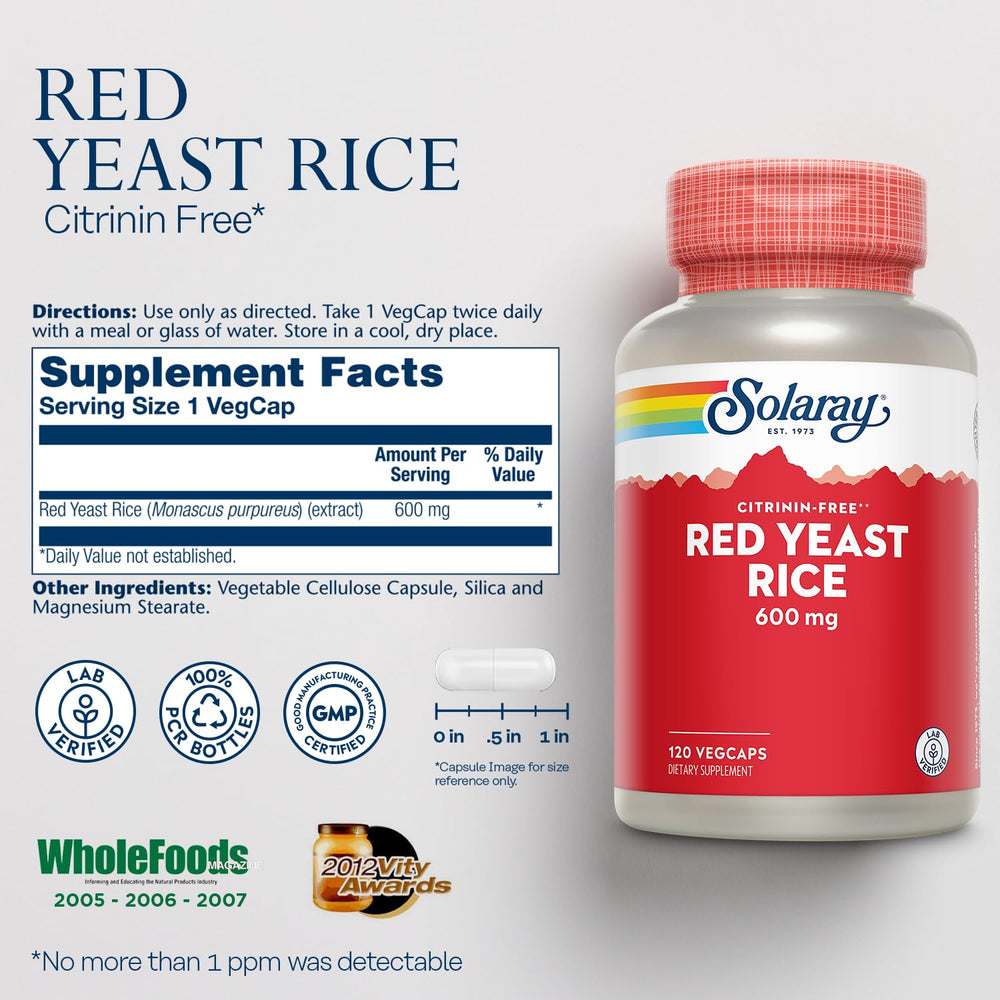 Label confirming non-irradiated and citrinin-free features