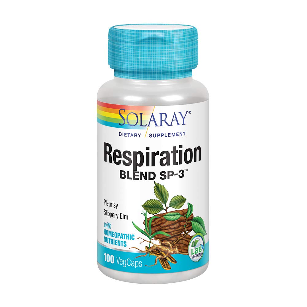 SOLARAY Respiration Blend SP-3 bottle with label