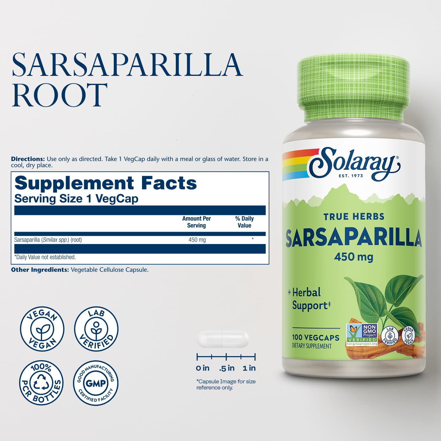Close-up of whole sarsaparilla root