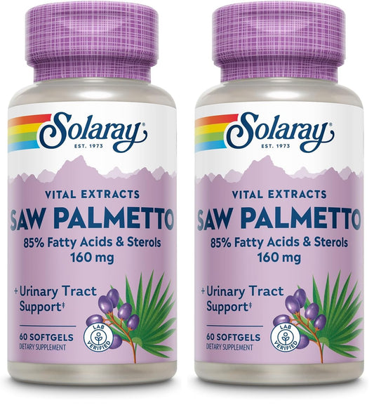 SOLARAY Saw Palmetto Extract Pack of 2 exterior boxes