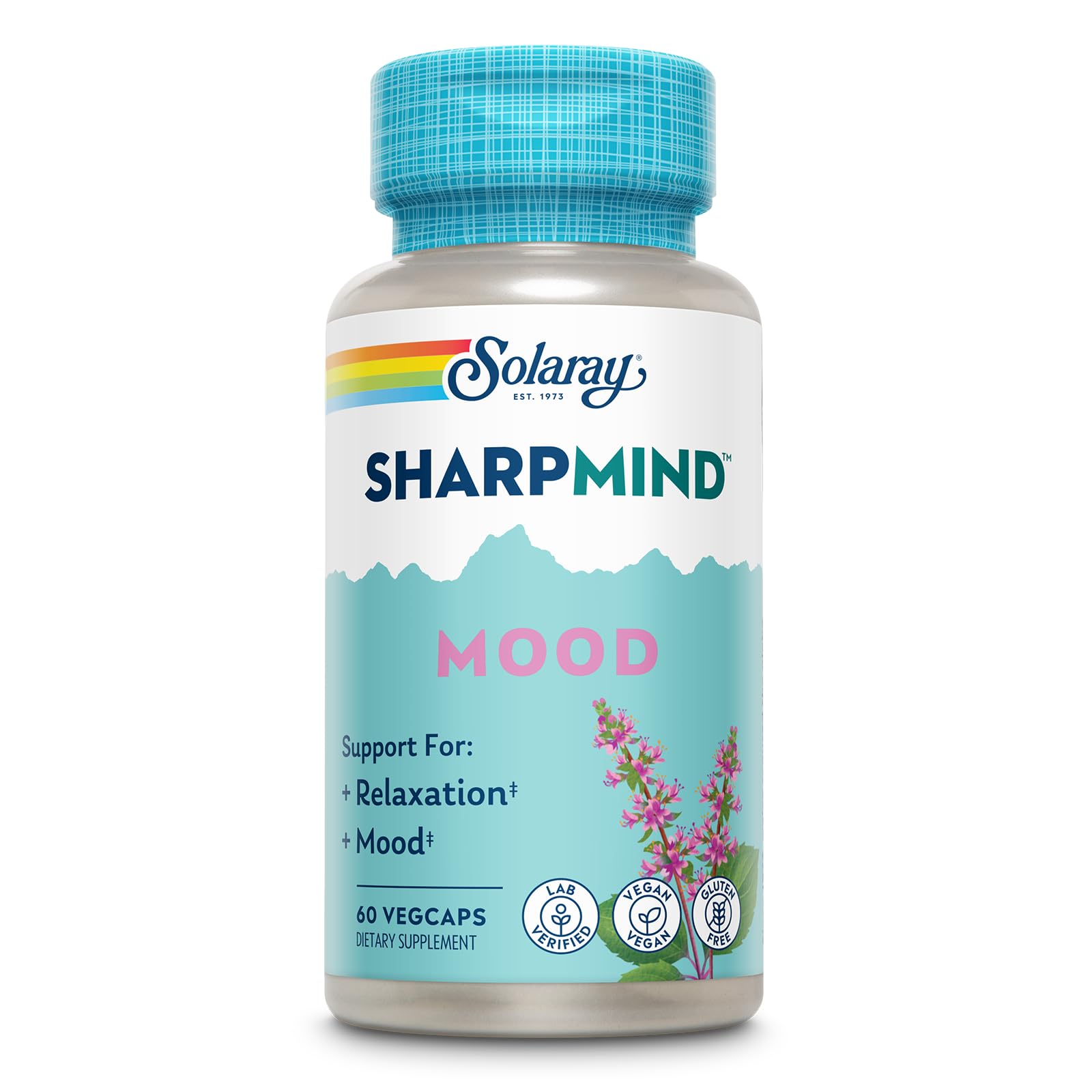 SOLARAY SharpMind Mood Support bottle and label
