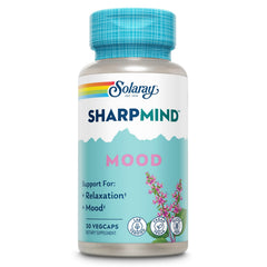 SOLARAY SharpMind Mood Support bottle and label