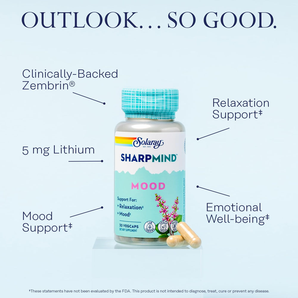 Fermented organic Reishi mushroom ingredient in SharpMind Mood Support