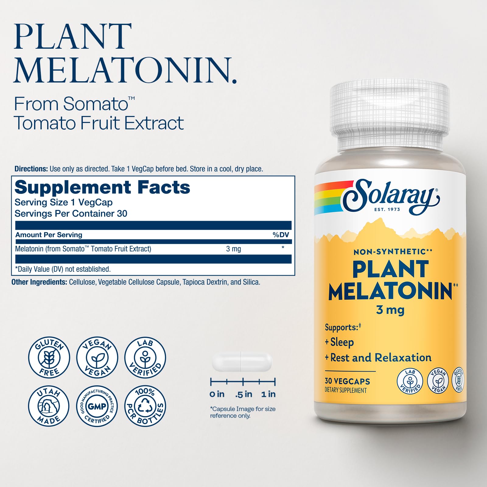 Somato tomato-derived melatonin ingredient close-up