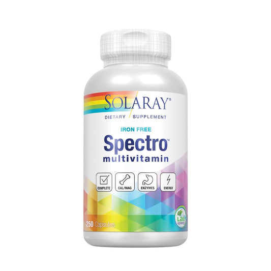 SOLARAY Spectro Multivitamin Iron Free bottle