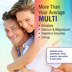 Calcium, magnesium, spirulina and royal jelly ingredients