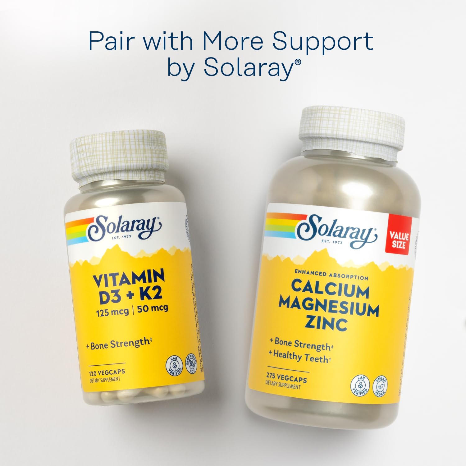 Bottle label showing 60 servings and 360 capsules