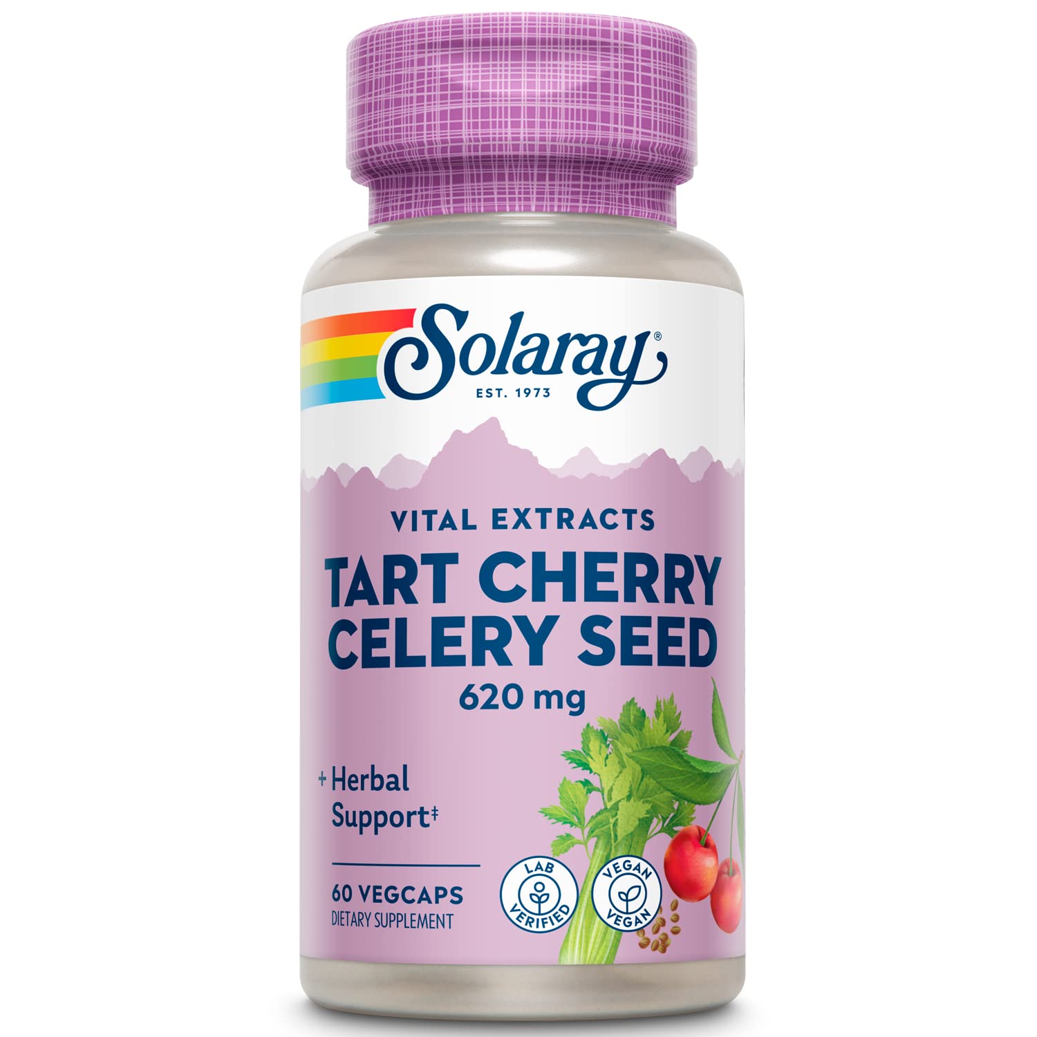 Ingredients: tart cherry extract and celery seed