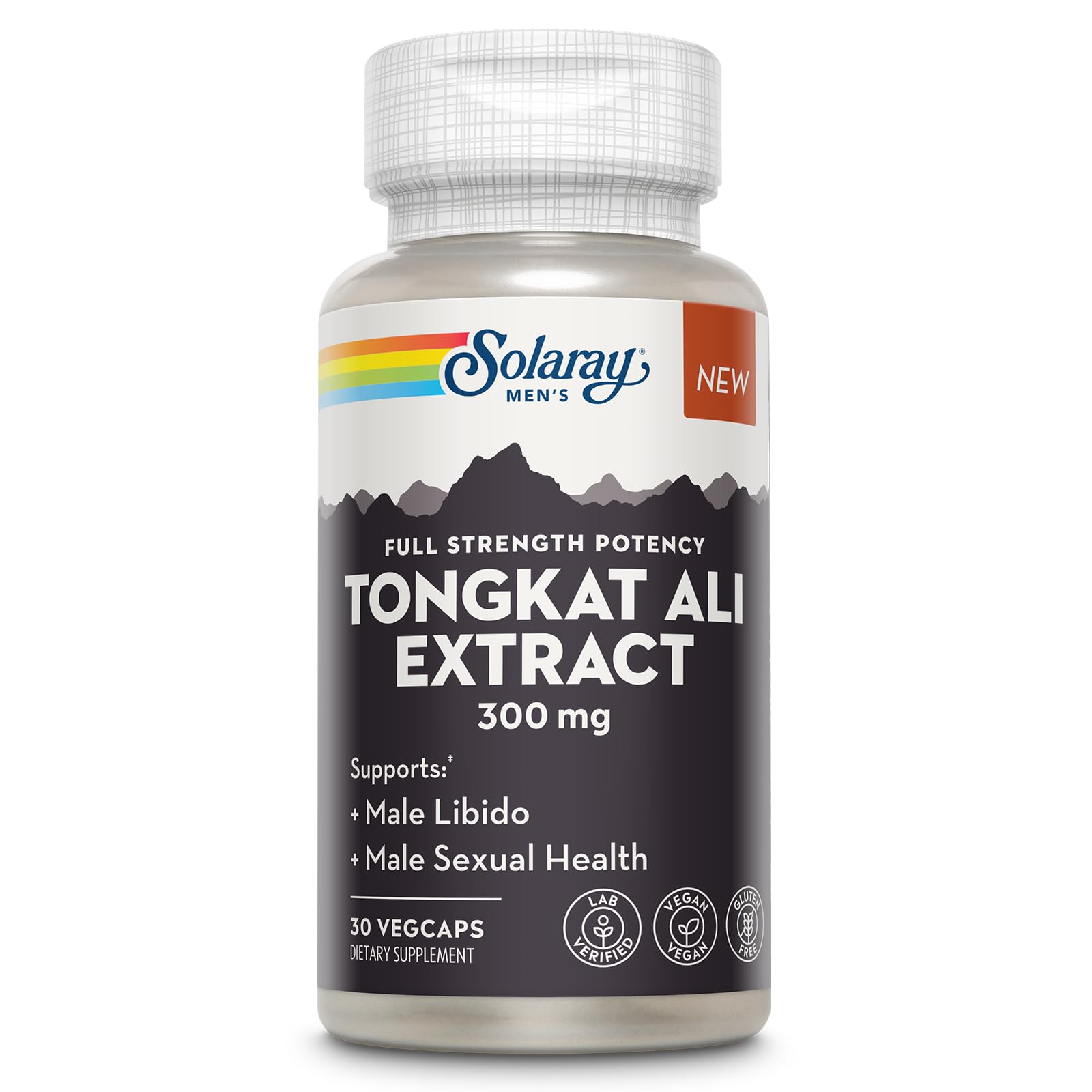 SOLARAY Tongkat Ali Extract 300mg bottle – front view