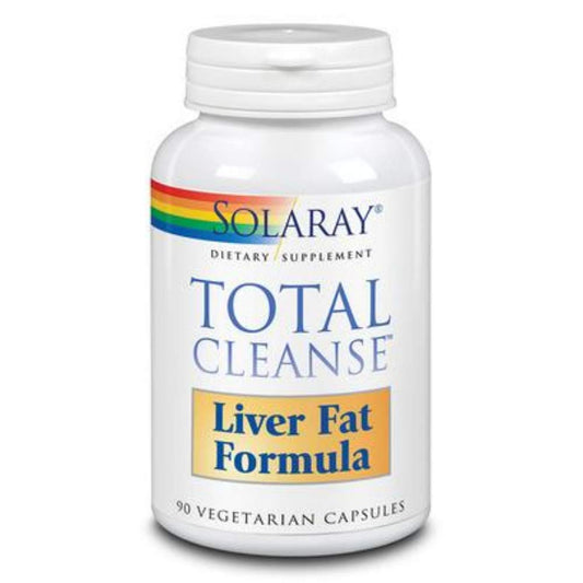 SOLARAY Total Cleanse Liver Fat Formula Veg Cap bottle label