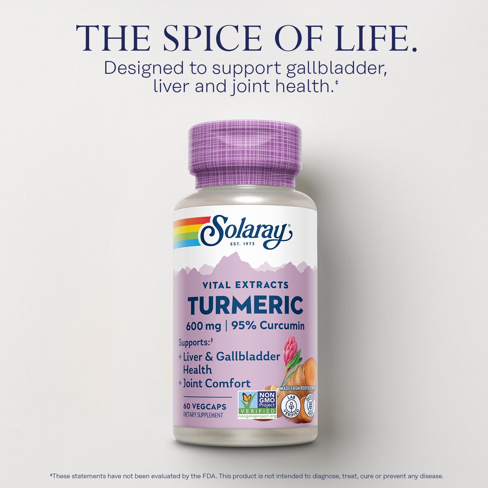 Turmeric 600mg bottle for joint health