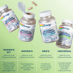 Vegan, gluten-free, soy-free multivitamin certification icons