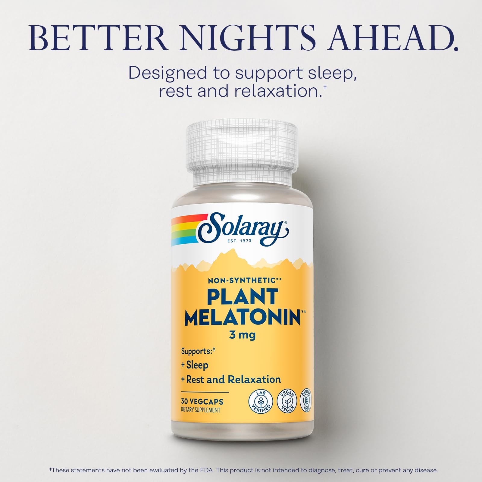 Vegan, non-synthetic sleep aid by Solaray