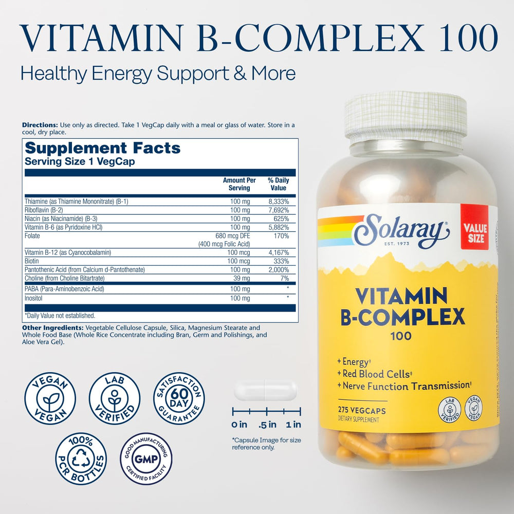 Energy support concept with B vitamins