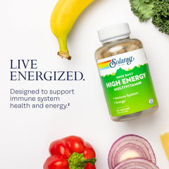 Solaray multivitamin showing Vitamin B complex and trace minerals