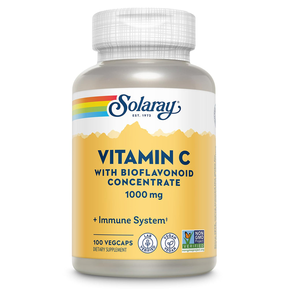 SOLARAY Vitamin C 1000mg bottle with Bioflavonoids