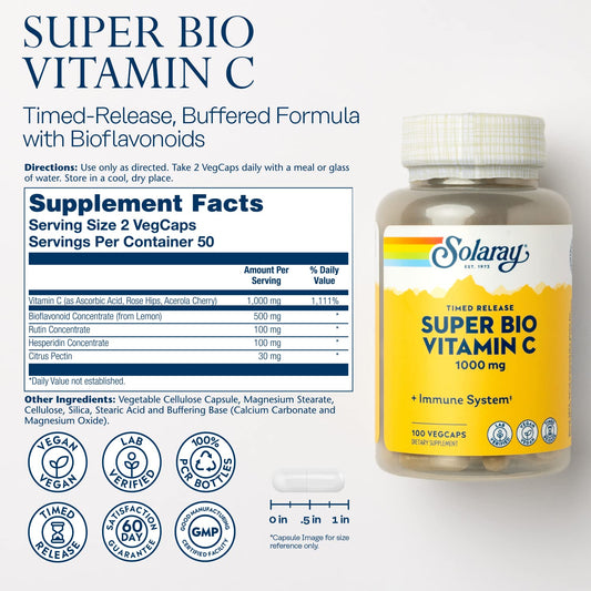Vitamin C with bioflavonoids ingredients