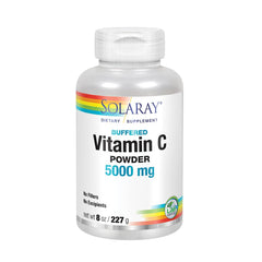 SOLARAY Vitamin C Crystalline 5000mg buffered powder bottle front