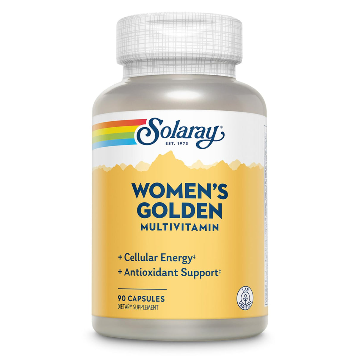 SOLARAY Women's Golden Multi-Vita-min Capsules bottle with label