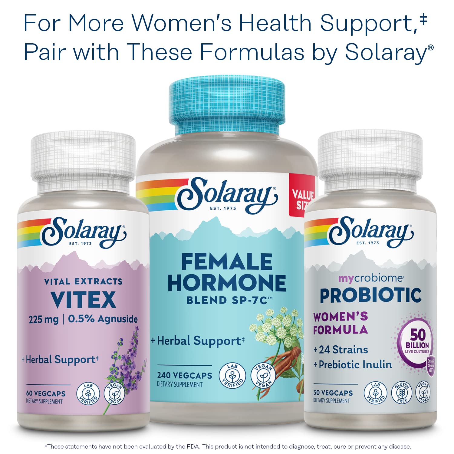 Solaray Yarrow 320mg packaging and branding