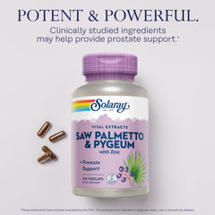 Zinc and Vitamin B6 label details for men’s wellness.