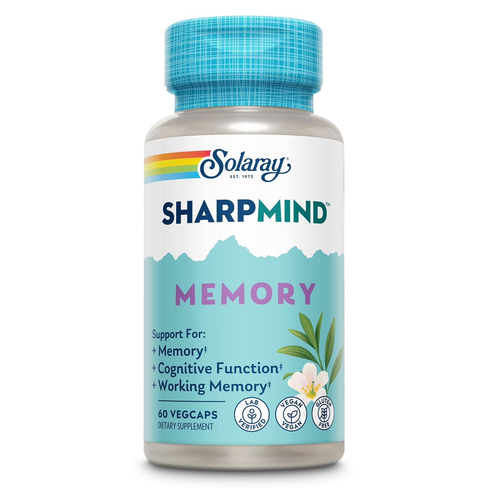 SOLARAY SharpMind Memory Formula bottle front view