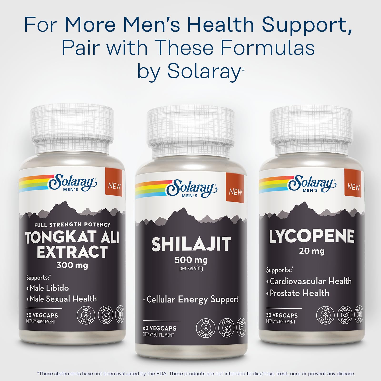 Men's health Shilajit supplement from SOLARAY