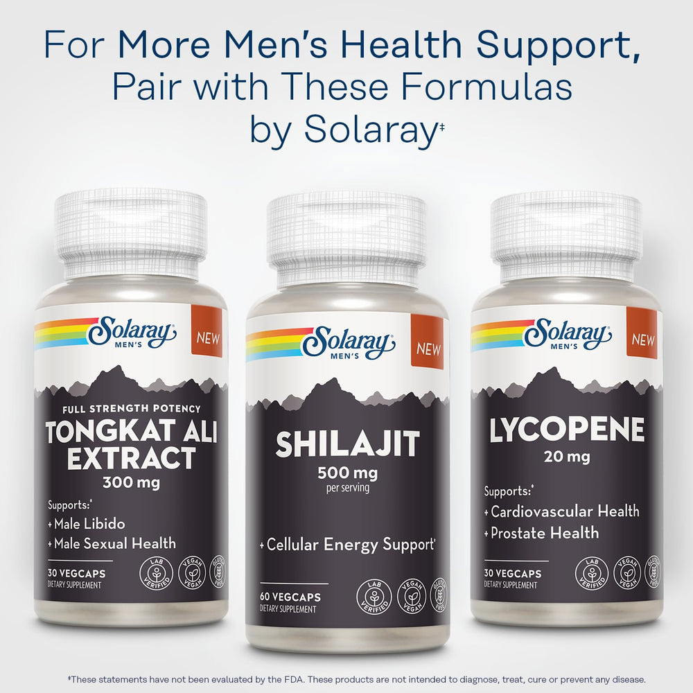 Men's health Shilajit supplement from SOLARAY
